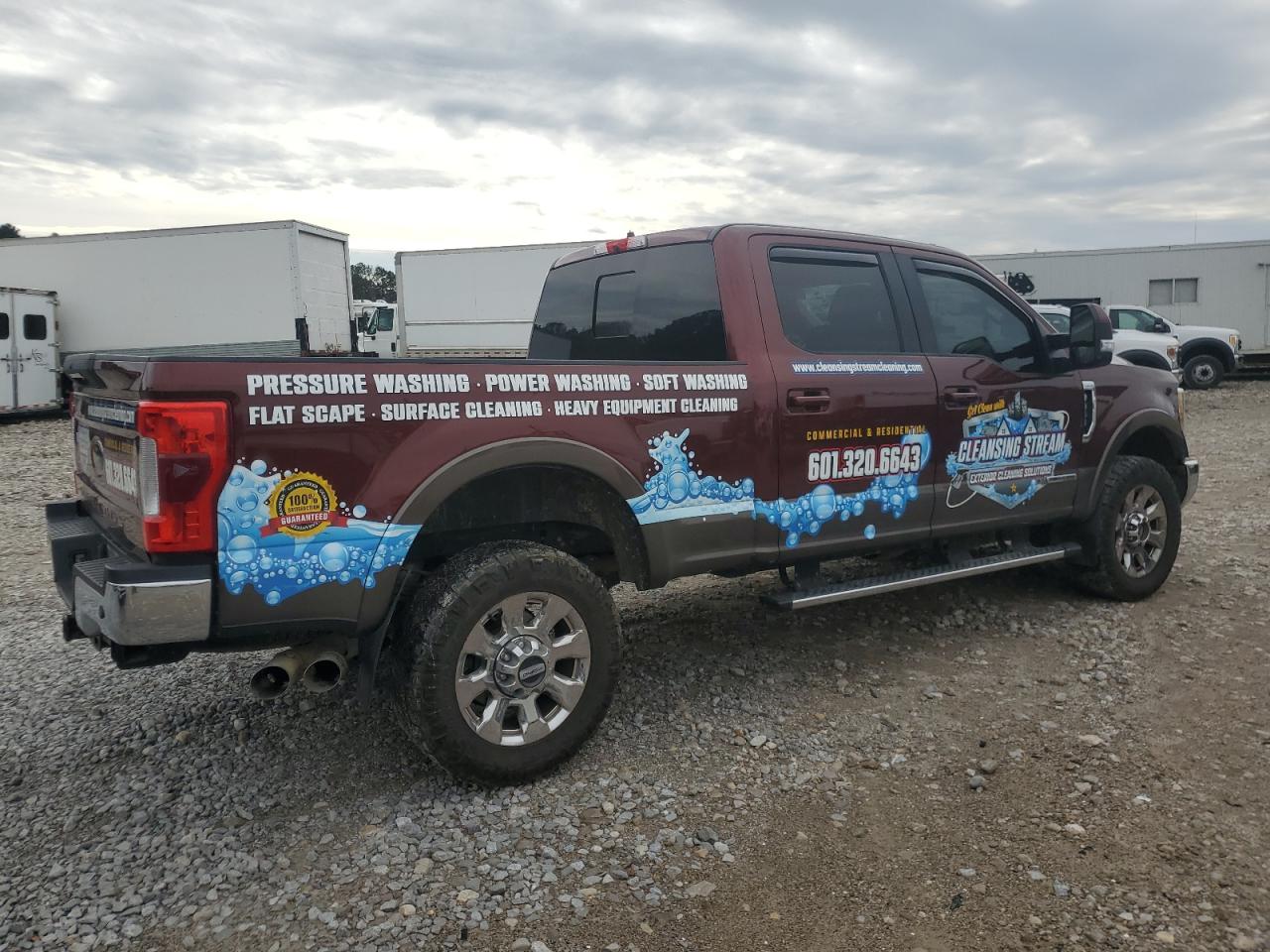 2017 Ford F350 VIN 1FT8W3BT5HEF06514 Copart auction photo, side damage thumbnail 3