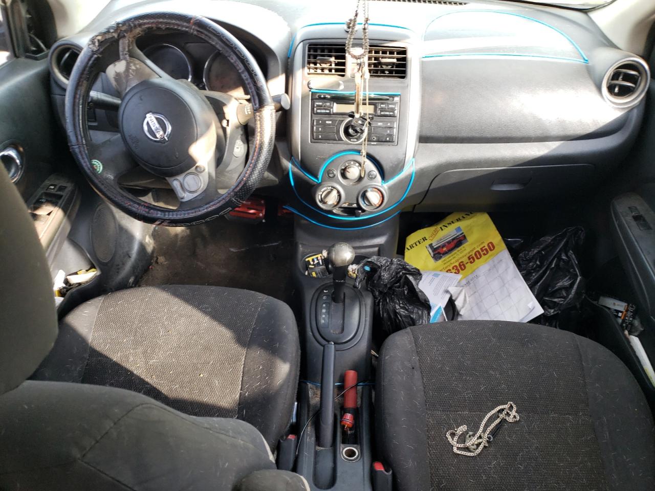 2013 Nissan Versa VIN 3N1CN7APXDL892465 Copart auction photo, all over damage thumbnail 8