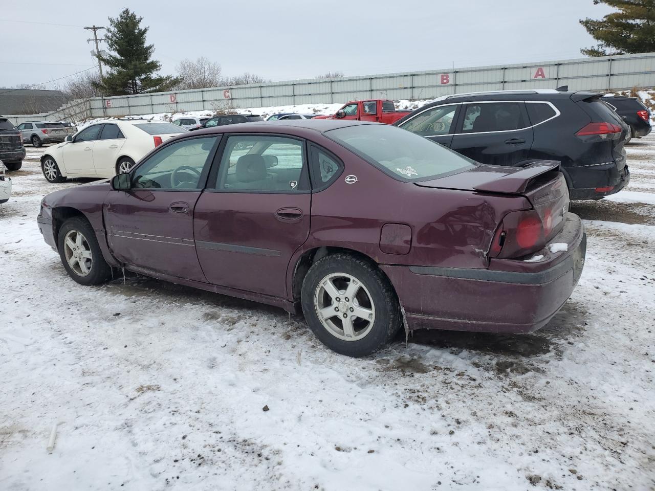 2003 Chevrolet Impala VIN 2G1WH52K139189422 Copart auction photo, front end / rear end damage thumbnail 2