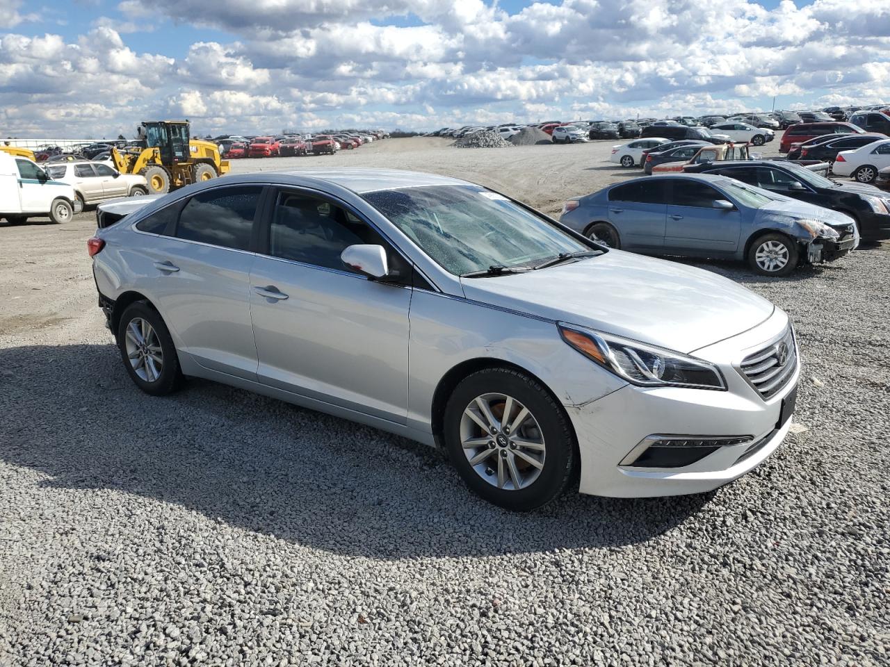 2015 Hyundai Sonata VIN 5NPE24AF9FH239150 Copart auction photo, rear end damage thumbnail 4