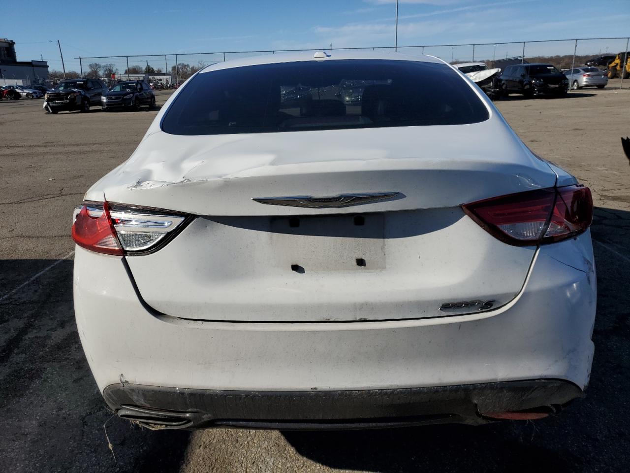 2015 Chrysler 200 VIN 1C3CCCBB1FN666840 Copart auction photo, all over damage thumbnail 6