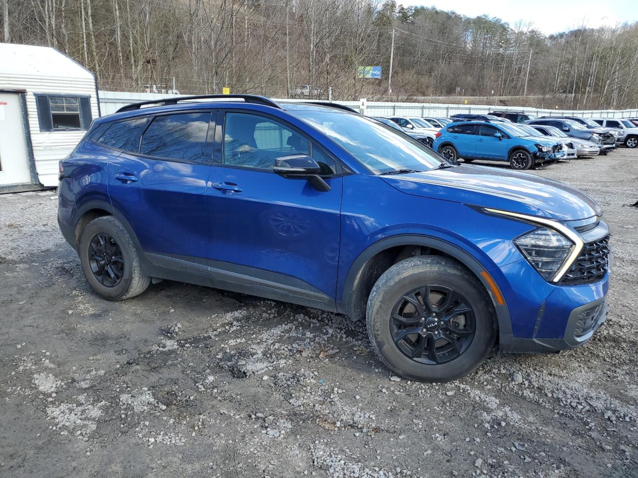 2023 KIA Sportage VIN 5XYK7CAF7PG055476 Copart auction photo, front end damage thumbnail 4