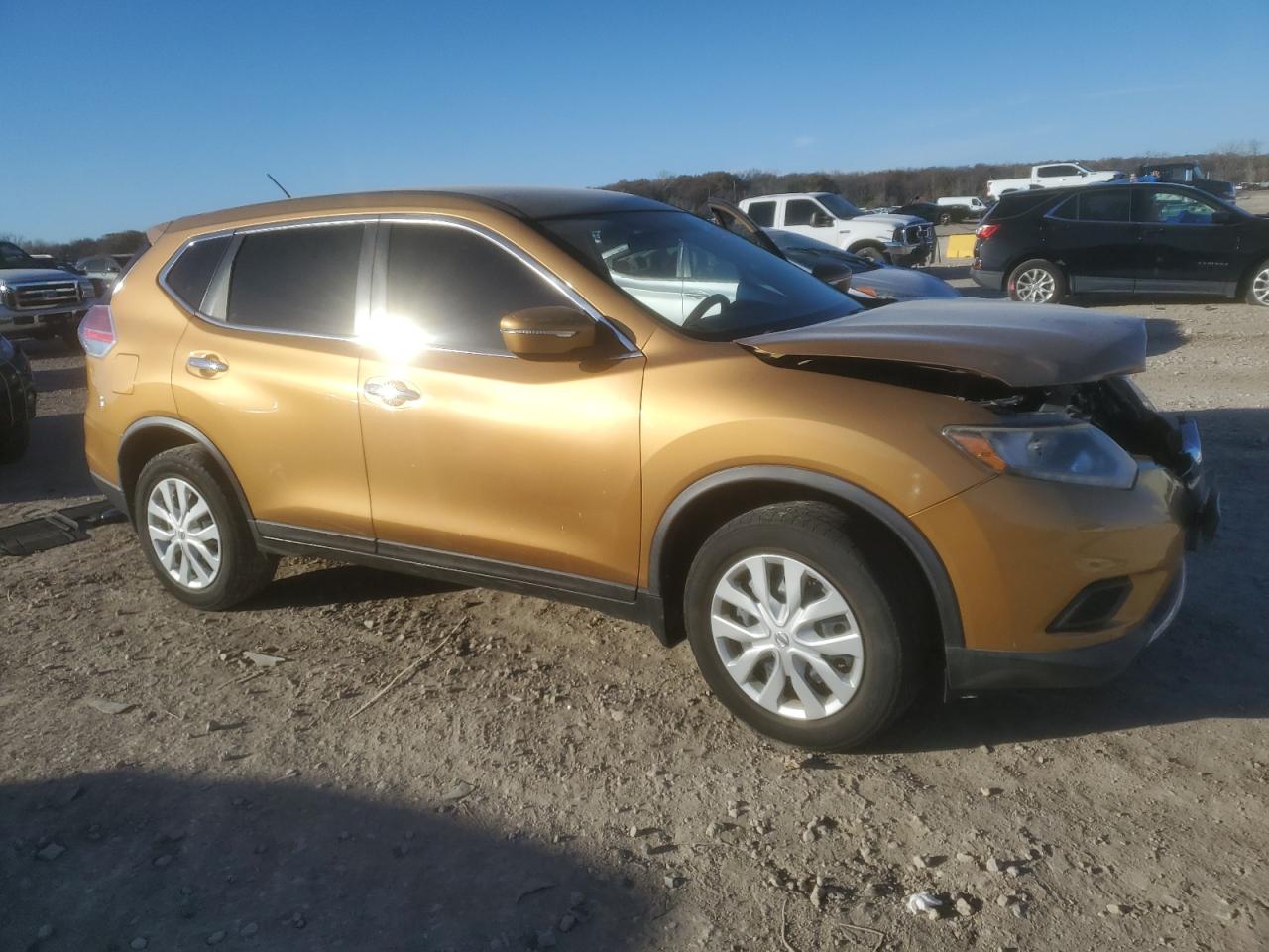 2015 Nissan Rogue VIN KNMAT2MV1FP509866 Copart auction photo, front end damage thumbnail 4