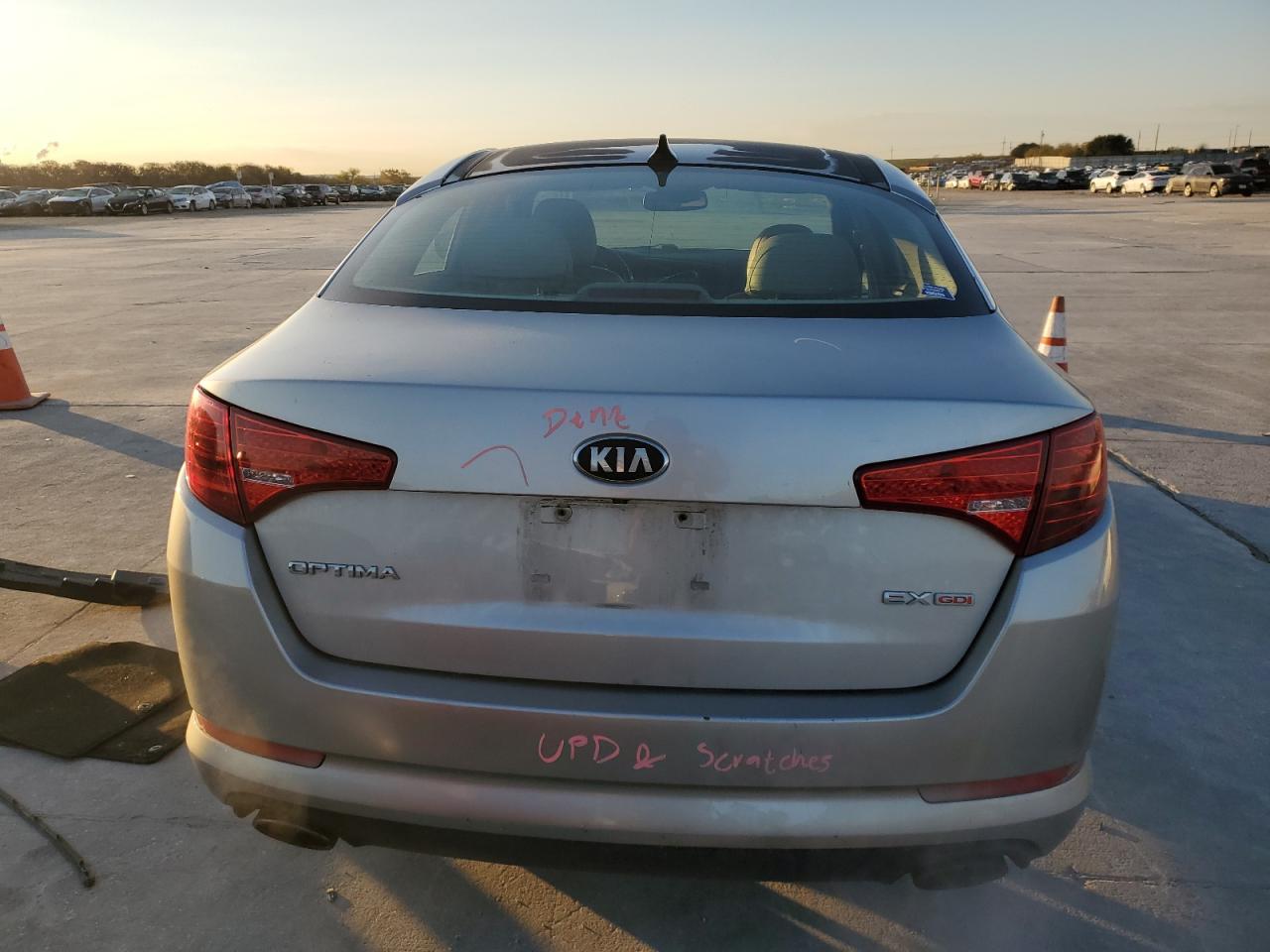 2013 KIA Optima VIN 5XXGN4A73DG204072 Copart auction photo, front end damage thumbnail 6