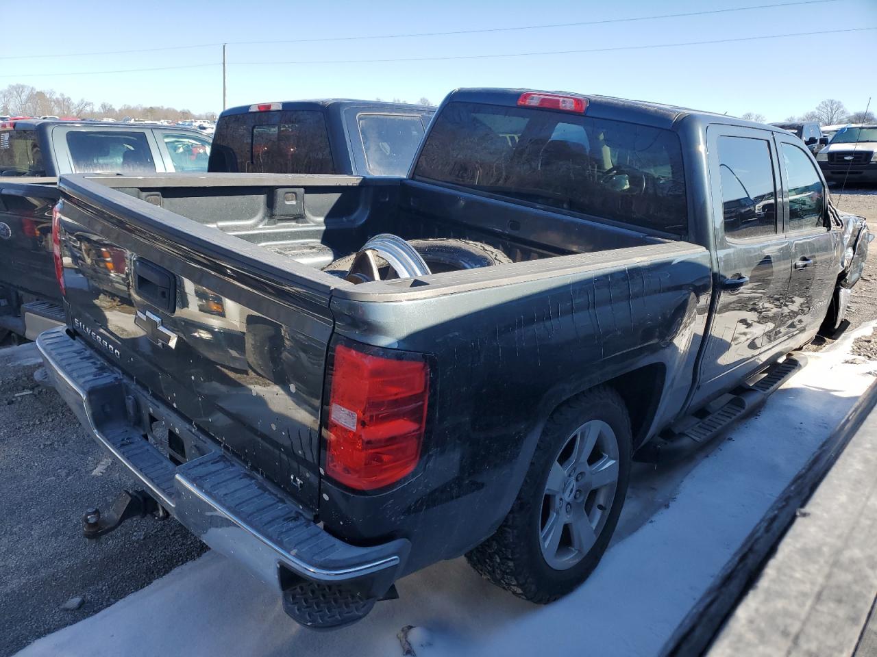 2017 Chevrolet Silverado VIN 3GCPCREC8HG394061 Copart auction photo, all over damage thumbnail 3