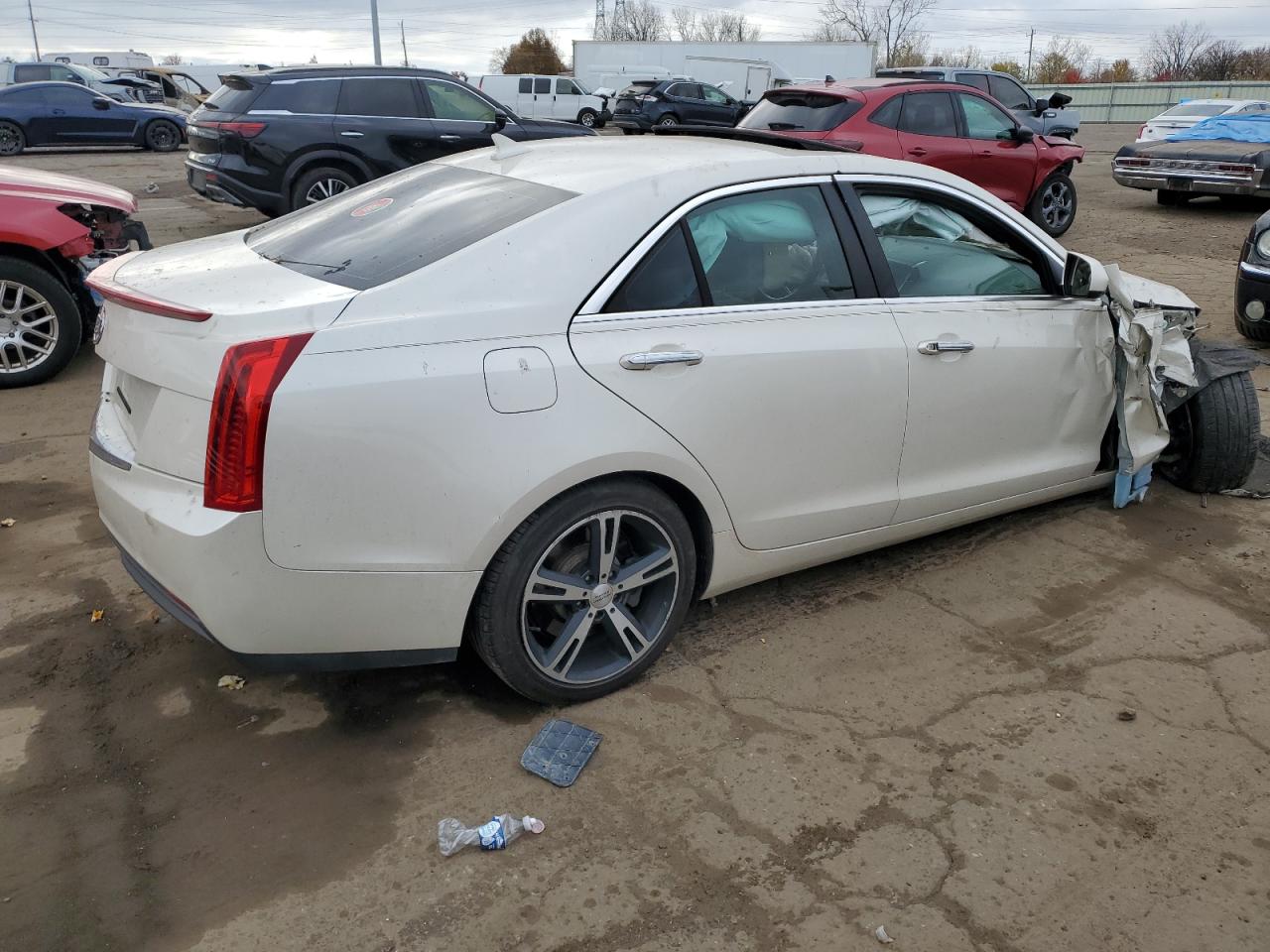 2013 Cadillac ATS VIN 1G6AA5RA8D0129283 Copart auction photo, front end damage thumbnail 3