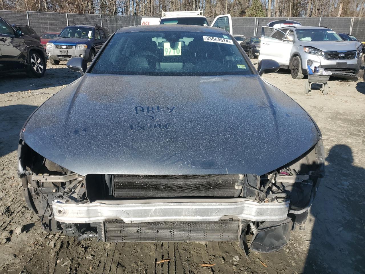 2014 Audi A7 VIN WAU2GAFC3EN111631 Copart auction photo, front end damage thumbnail 5
