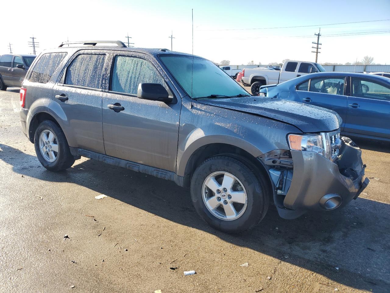 2009 Ford Escape VIN 1FMCU93G39KB27028 Copart auction photo, front end / rear end damage thumbnail 4
