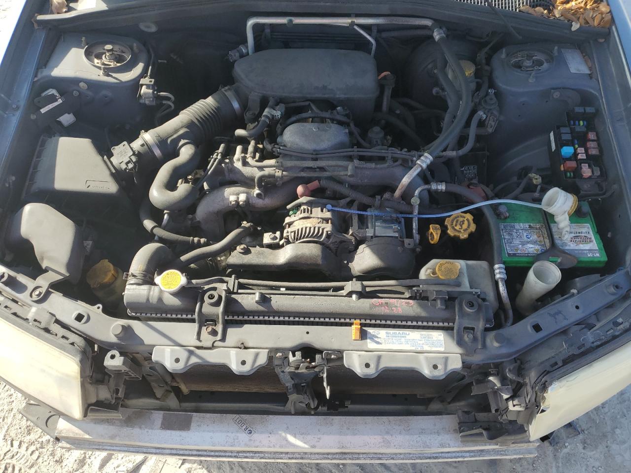 2007 Subaru Forester VIN JF1SG65607H728052 Copart auction photo, front end / rear end damage thumbnail 11