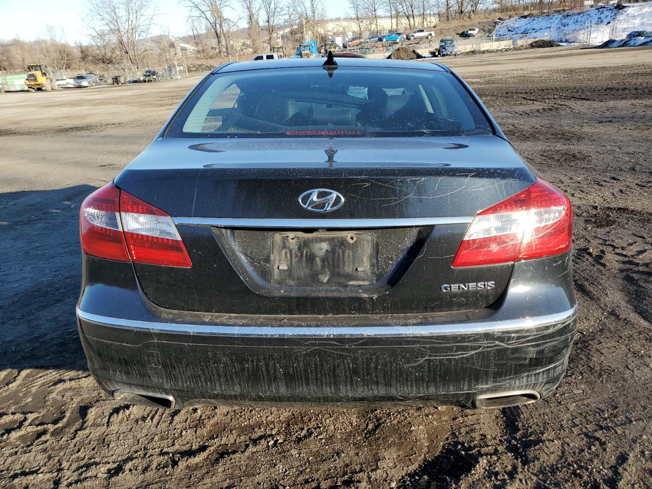 2013 Hyundai Genesis VIN KMHGC4DD3DU254046 Copart auction photo, all over damage thumbnail 6