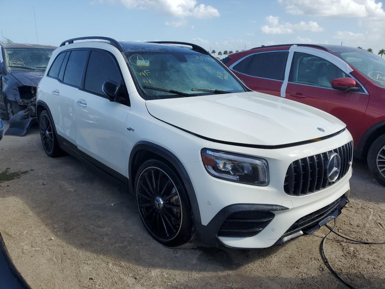 2022 Mercedes-Benz GLB VIN W1N4M5BB3NW180296 Copart auction photo, water/flood damage thumbnail 4