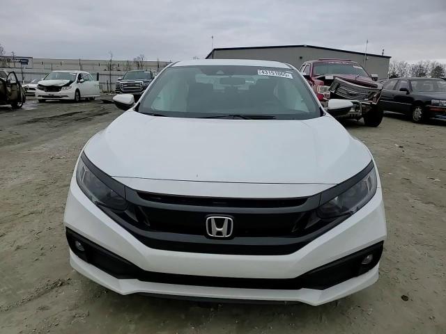 2020 Honda Civic VIN 2HGFC2F84LH554167 Copart auction photo, side damage thumbnail 10