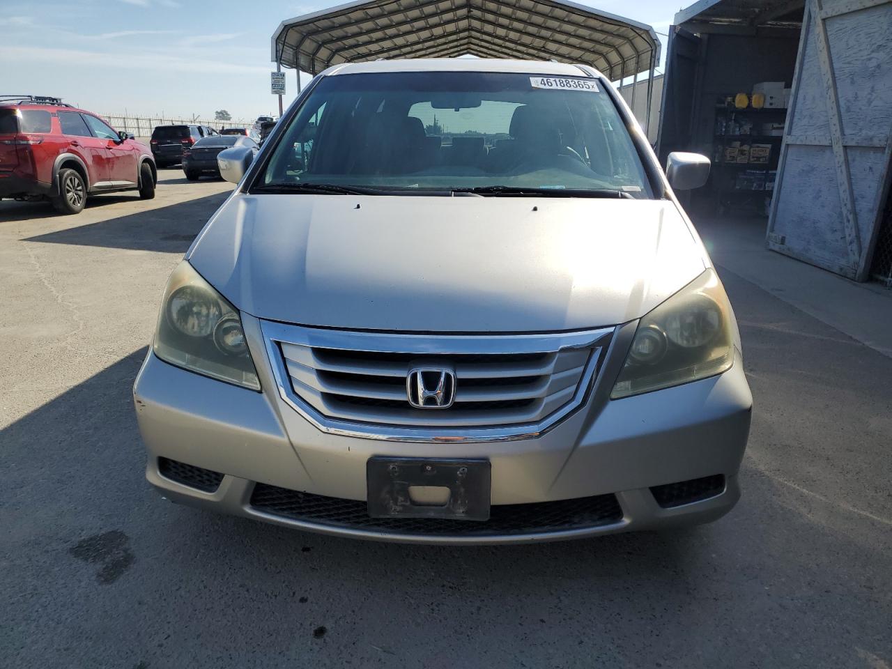 2008 Honda Odyssey VIN 5FNRL384X8B411135 Copart auction photo, mechanical / side damage thumbnail 5