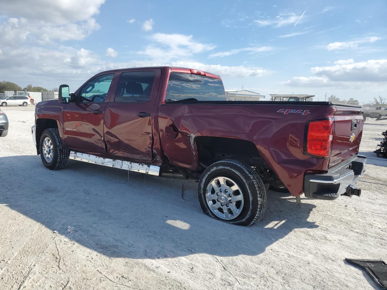 2015 Chevrolet Silverado VIN 1GC1KVEG3FF172398 Copart auction photo, side / rear end damage thumbnail 2