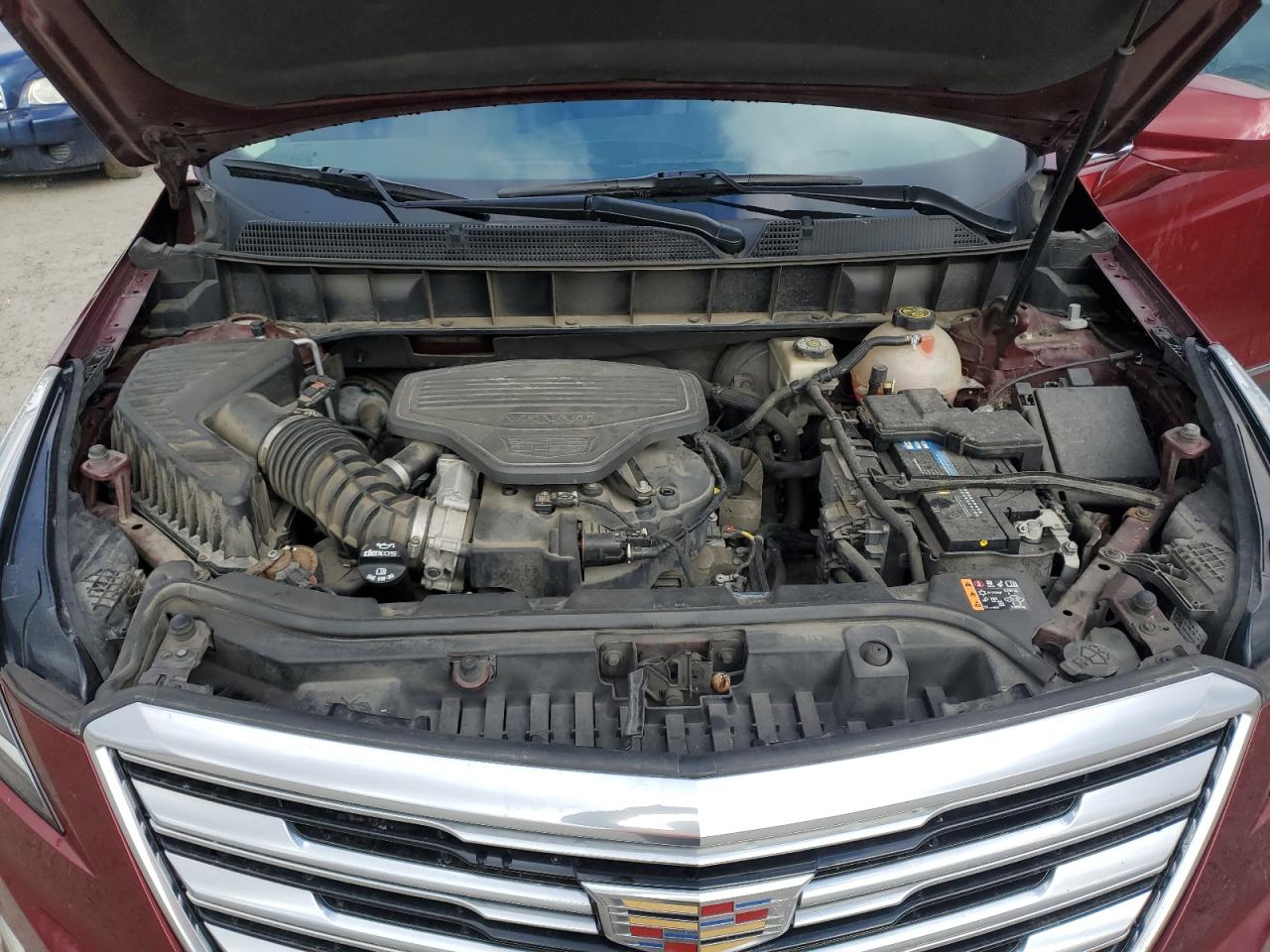 2017 Cadillac XT5 VIN 1GYKNDRS2HZ146634 Copart auction photo, side damage thumbnail 12