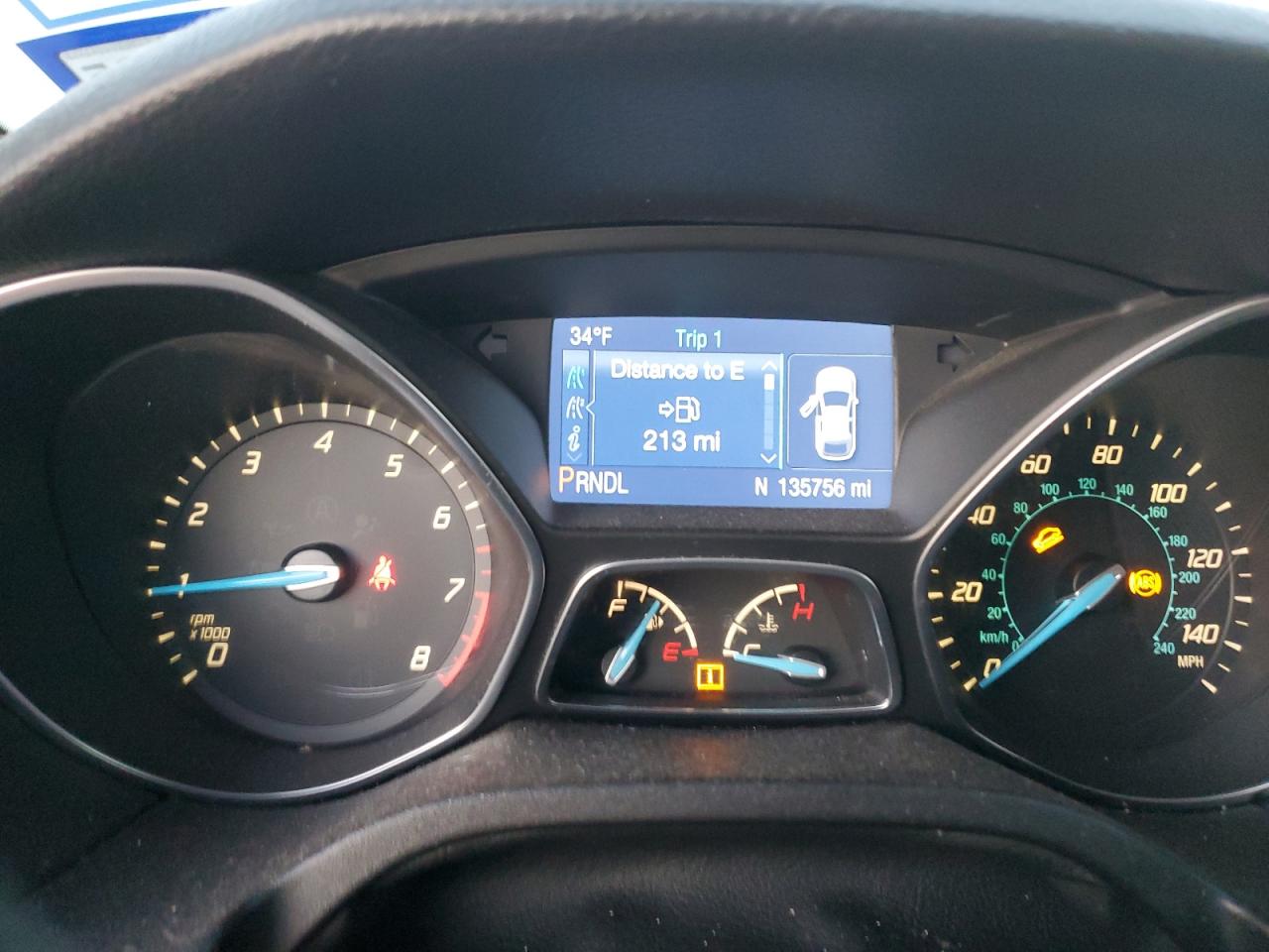 2013 Ford Focus VIN 1FADP3K27DL325381 Copart auction photo, front end damage thumbnail 9