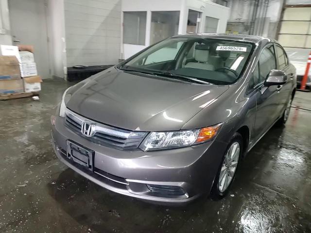 2012 Honda Civic VIN 19XFB2F87CE305598 Copart auction photo, side / hail damage thumbnail 13