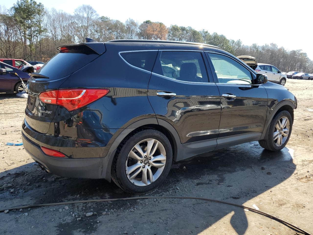 2013 Hyundai Santa Fe VIN 5XYZU3LA4DG017417 Copart auction photo, front end damage thumbnail 3