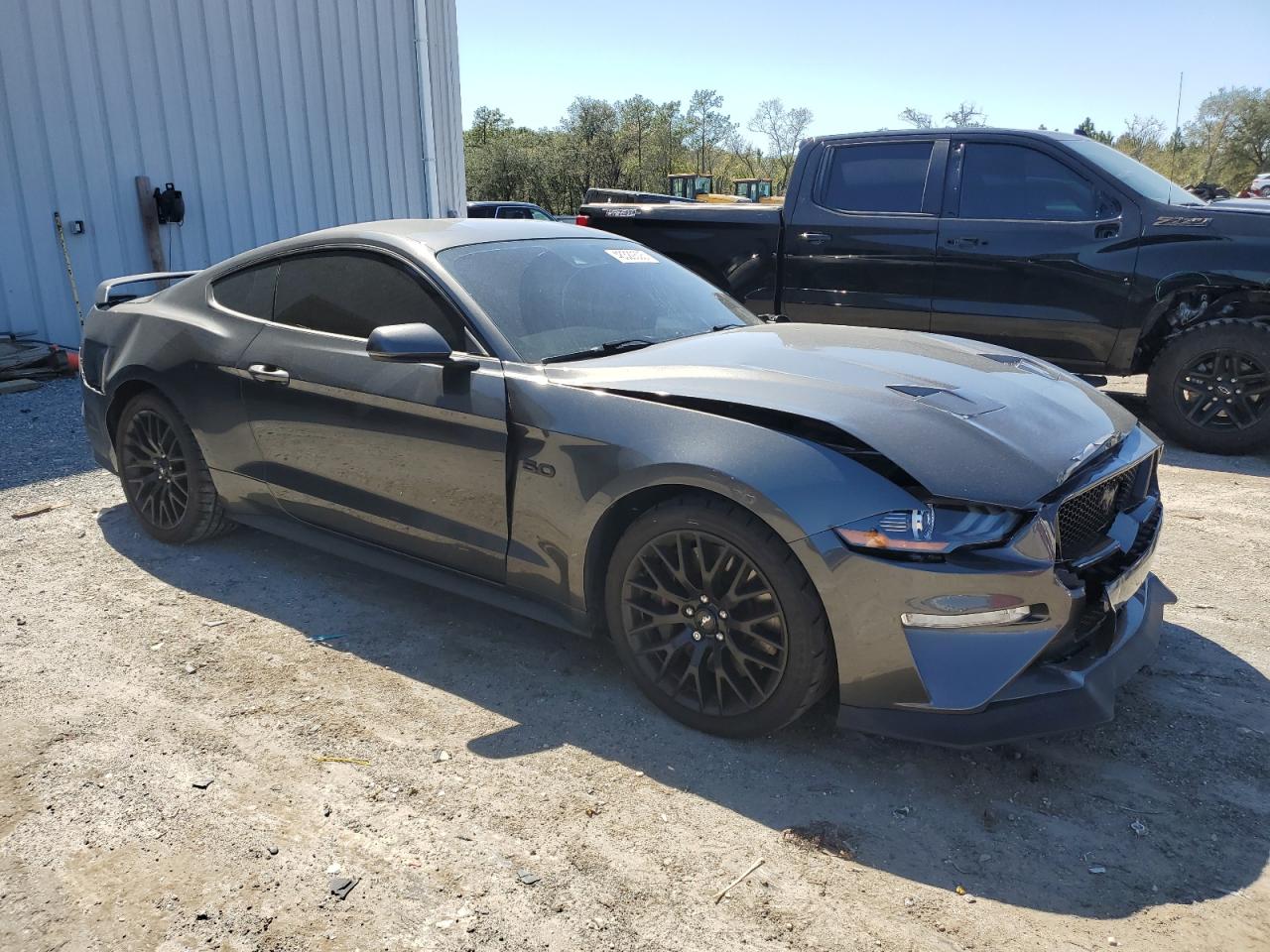 2019 Ford Mustang VIN 1FA6P8CF0K5112944 Copart auction photo, front end / rear end damage thumbnail 4