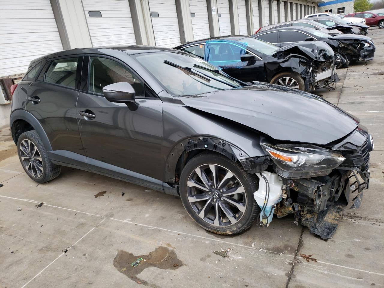 2019 Mazda CX-3 VIN JM1DKDC72K0445239 Copart auction photo, front end damage thumbnail 4