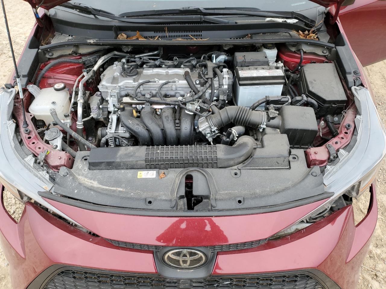 2022 Toyota Corolla VIN 5YFEPMAEXNP383980 Copart auction photo, undercarriage / front end damage thumbnail 11