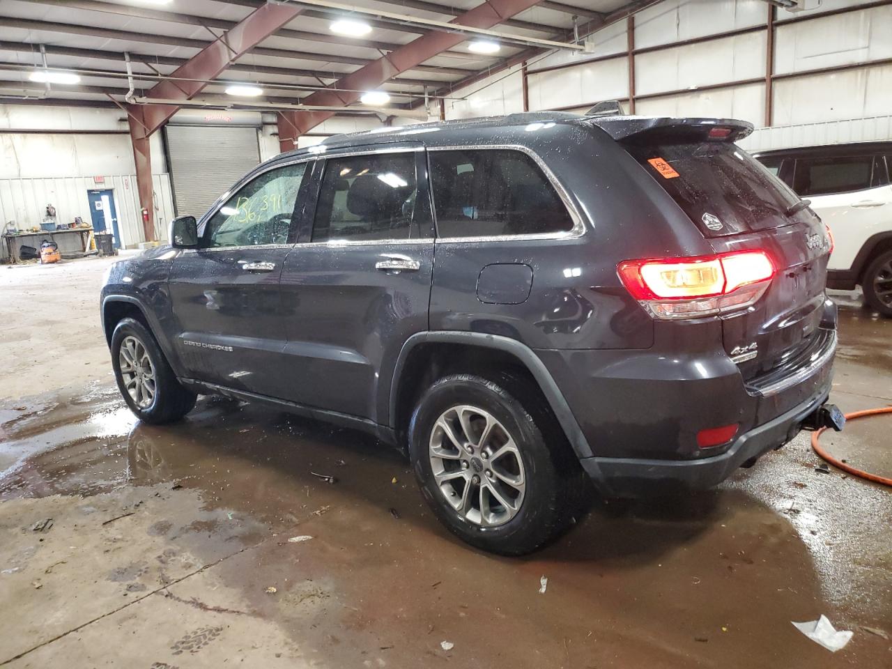 2014 Jeep Grand Cherokee VIN 1C4RJFBM8EC378757 Copart auction photo, front end / side damage thumbnail 2