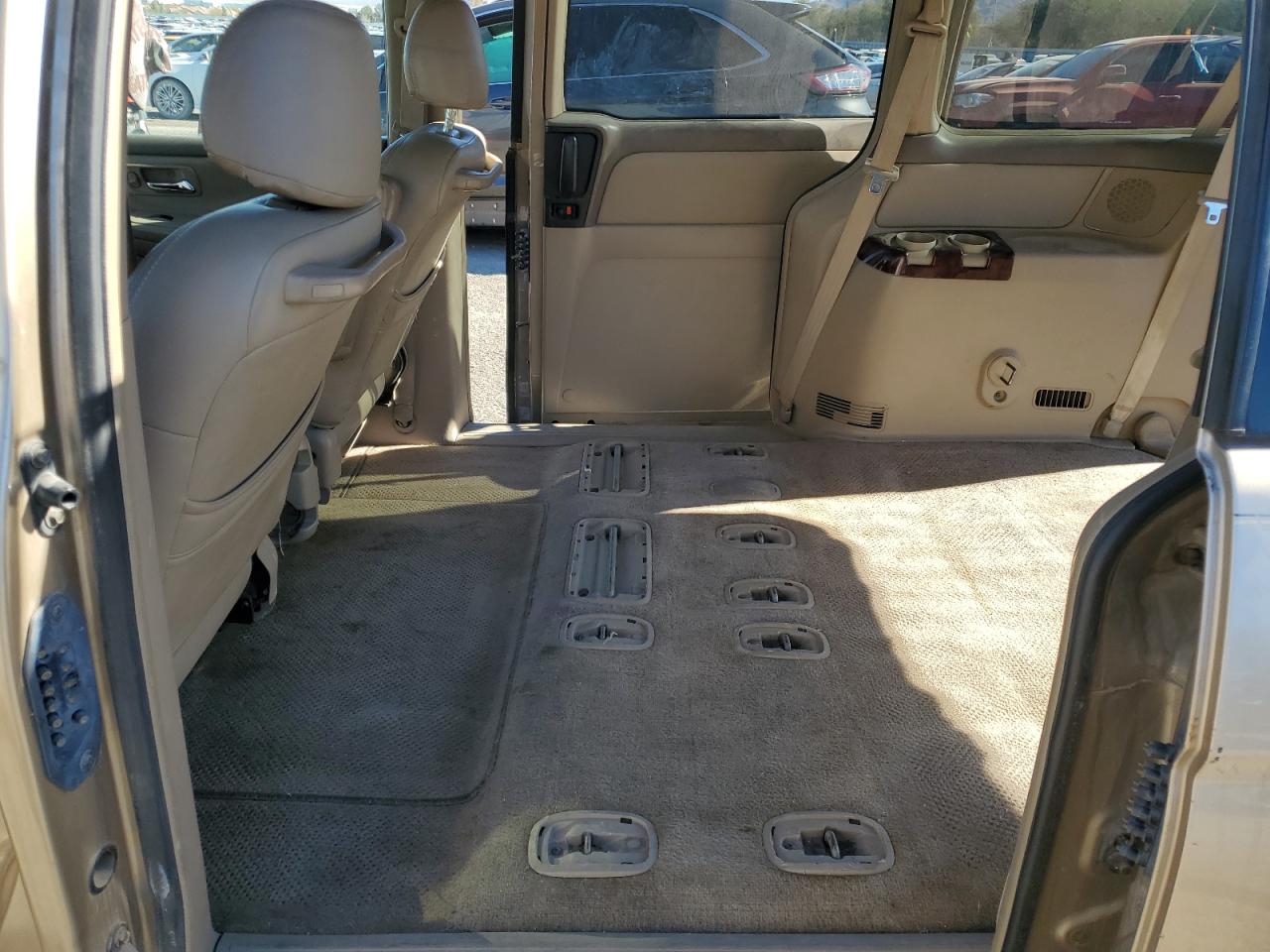 2001 Honda Odyssey VIN 2HKRL18661H574359 Copart auction photo, front end / side damage thumbnail 11
