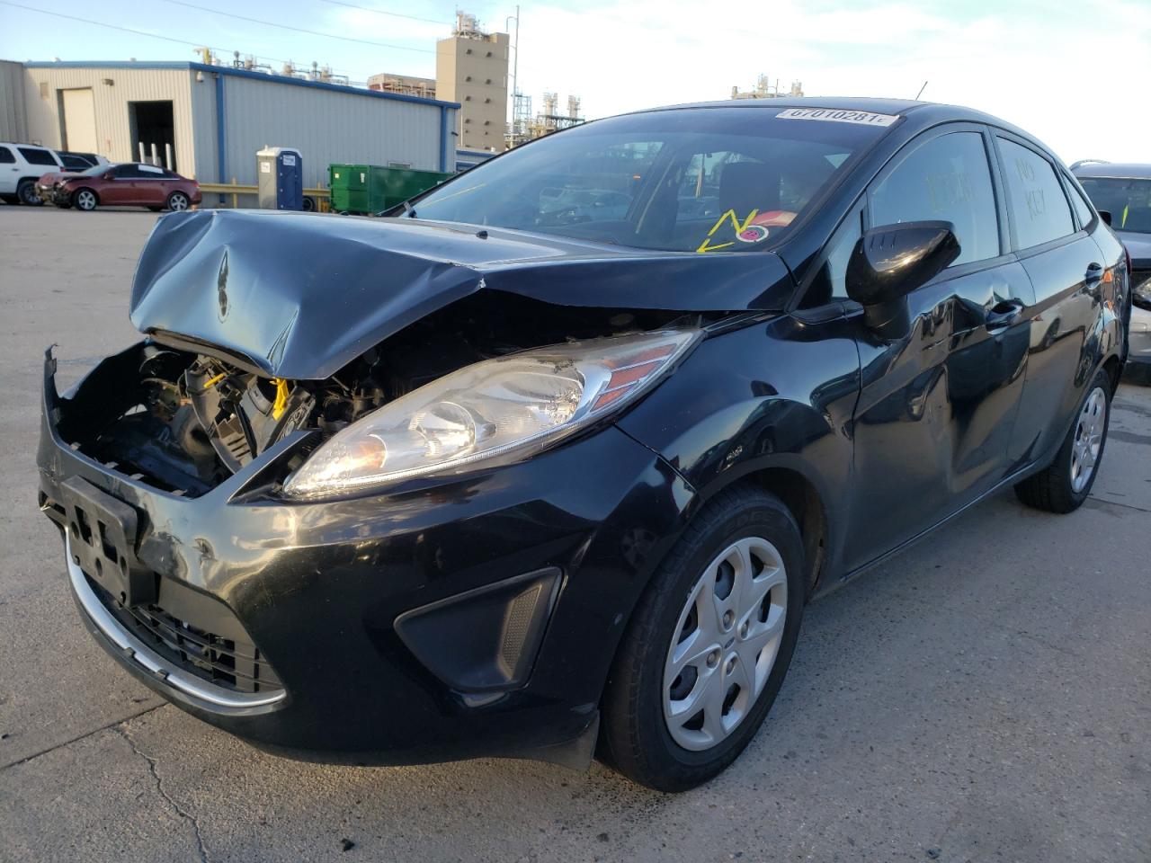 2012 Ford Fiesta VIN 3FADP4BJ8CM111137 Copart auction photo, all over / minor dent/scratches damage thumbnail 2