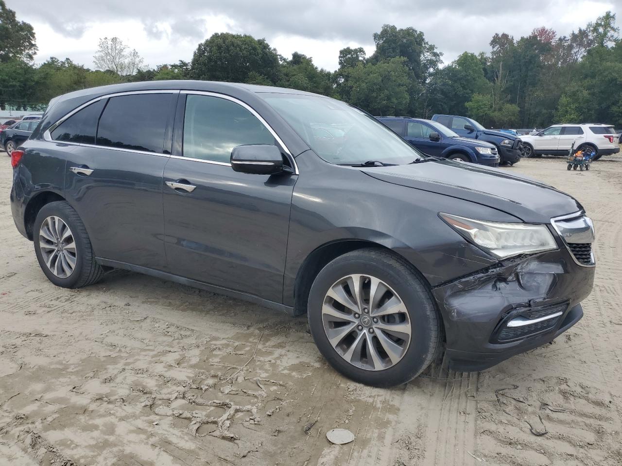 2014 Acura MDX VIN 5FRYD4H48EB026634 Copart auction photo, all over / minor dent/scratches damage thumbnail 4