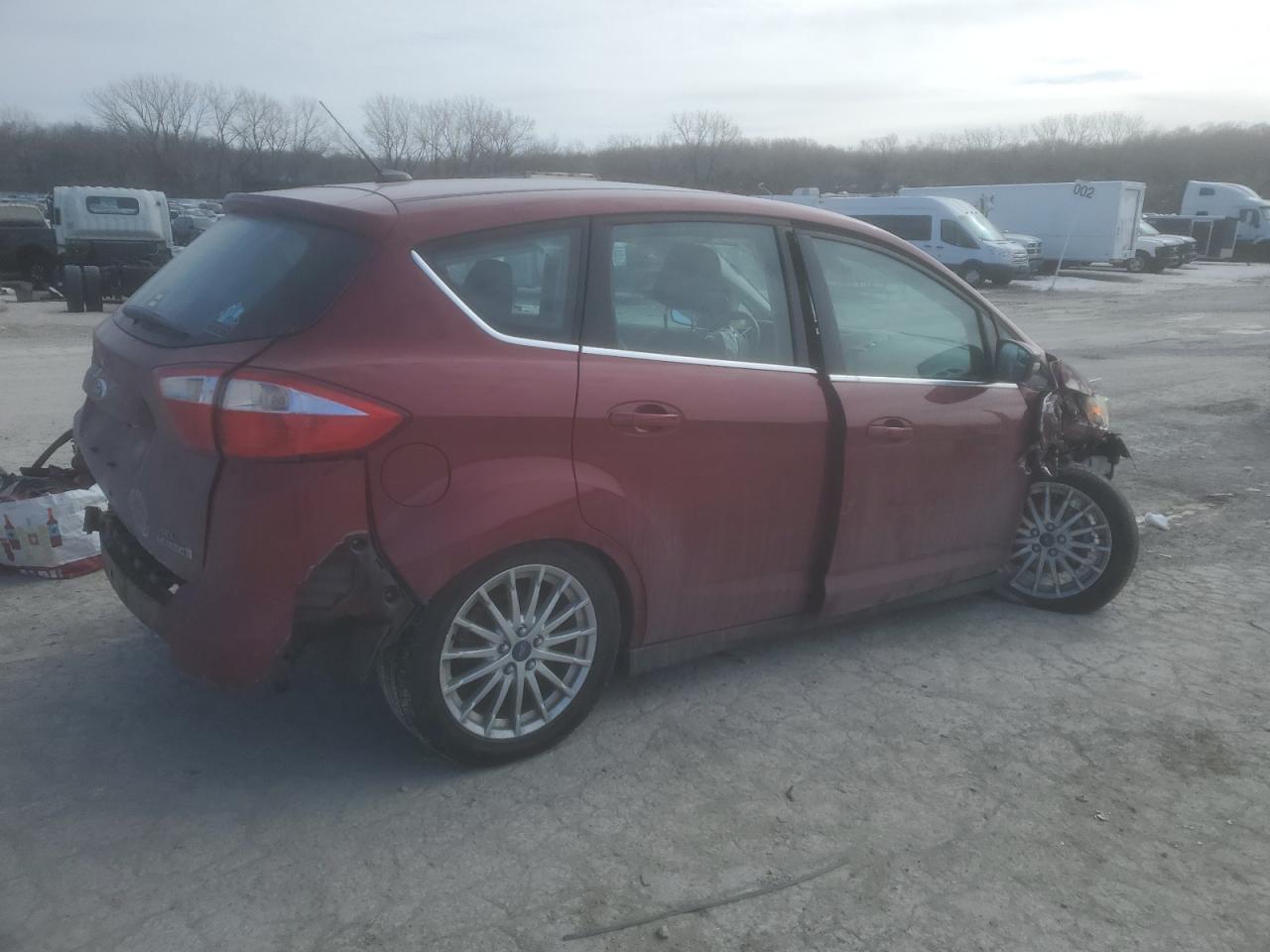 2013 Ford C-MAX VIN 1FADP5BU7DL556861 Copart auction photo, all over damage thumbnail 3