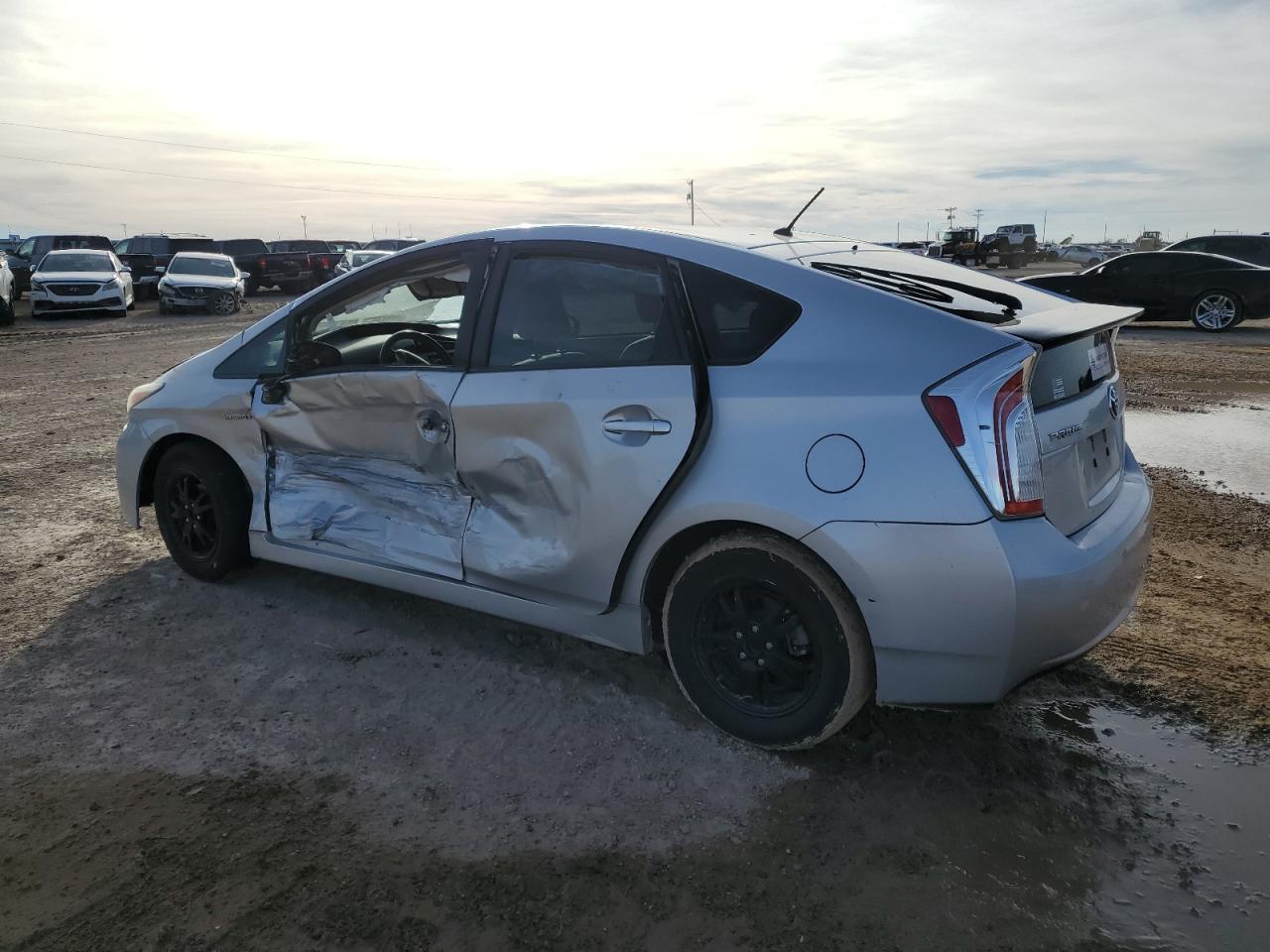2013 Toyota Prius VIN JTDKN3DU0D5630716 Copart auction photo, side / minor dent/scratches damage thumbnail 2