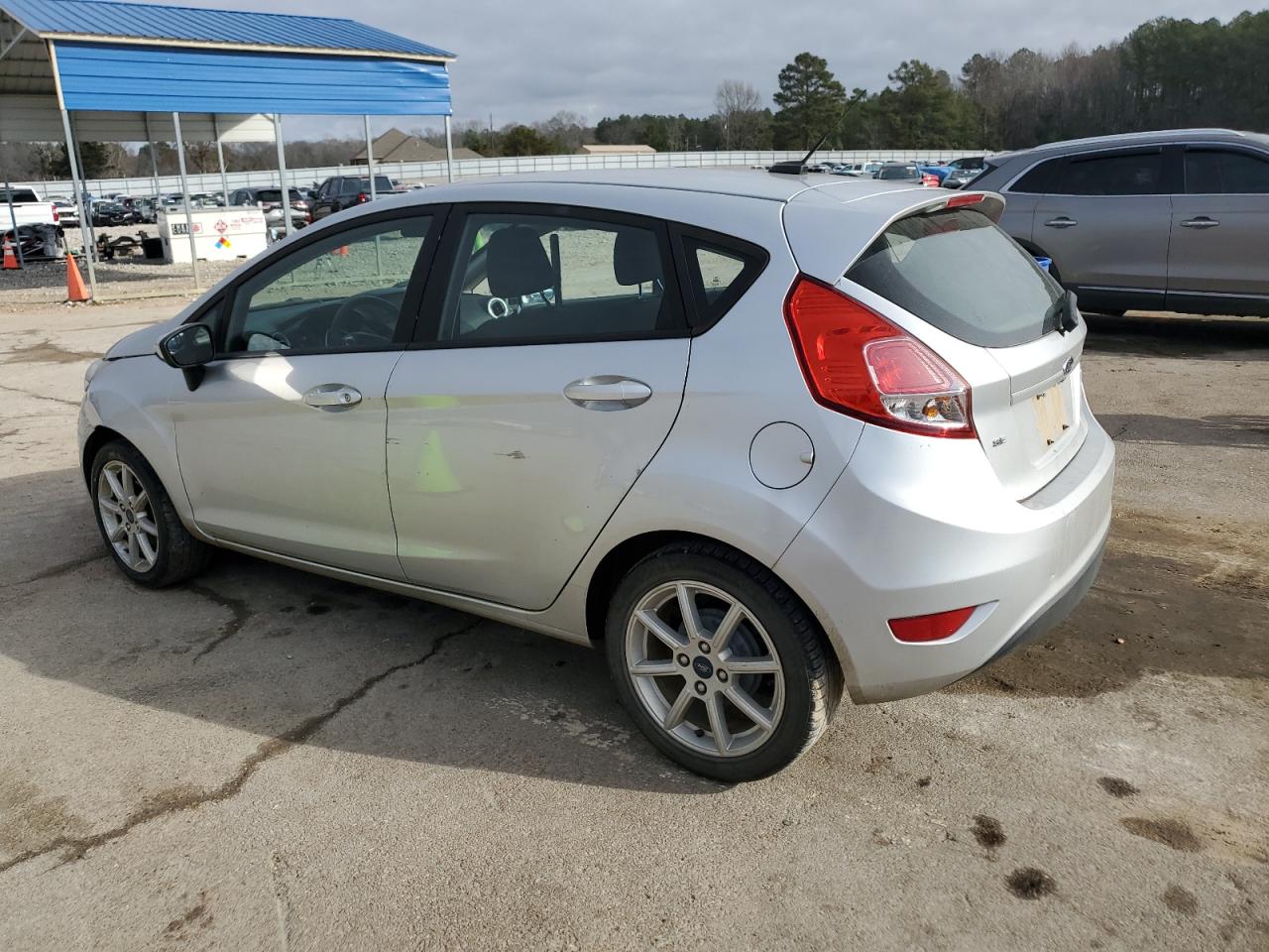 2019 Ford Fiesta VIN 3FADP4EJ0KM137824 Copart auction photo, front end / side damage thumbnail 2