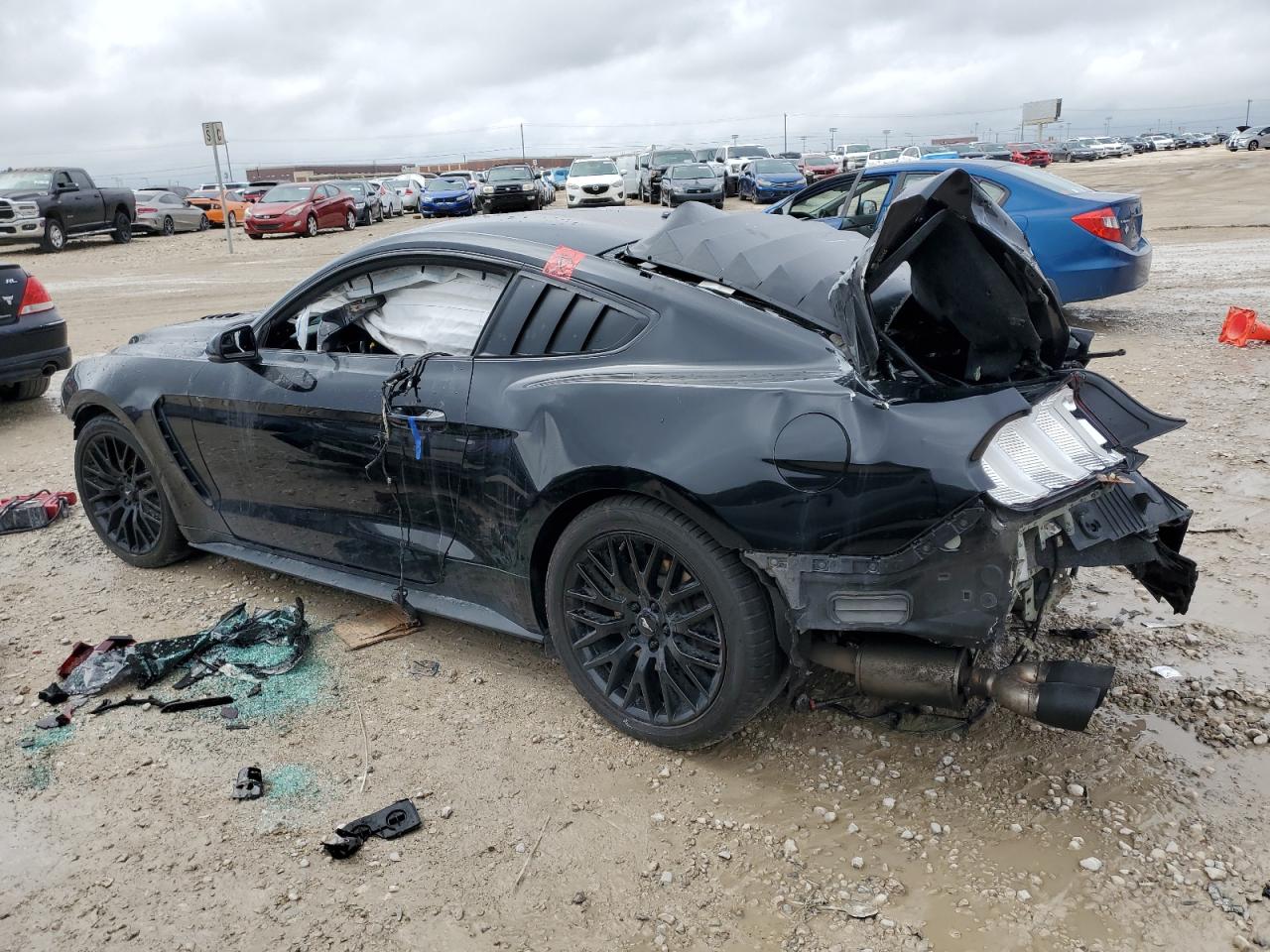 2019 Ford Mustang VIN 1FA6P8CF5K5153800 Copart auction photo, all over damage thumbnail 2