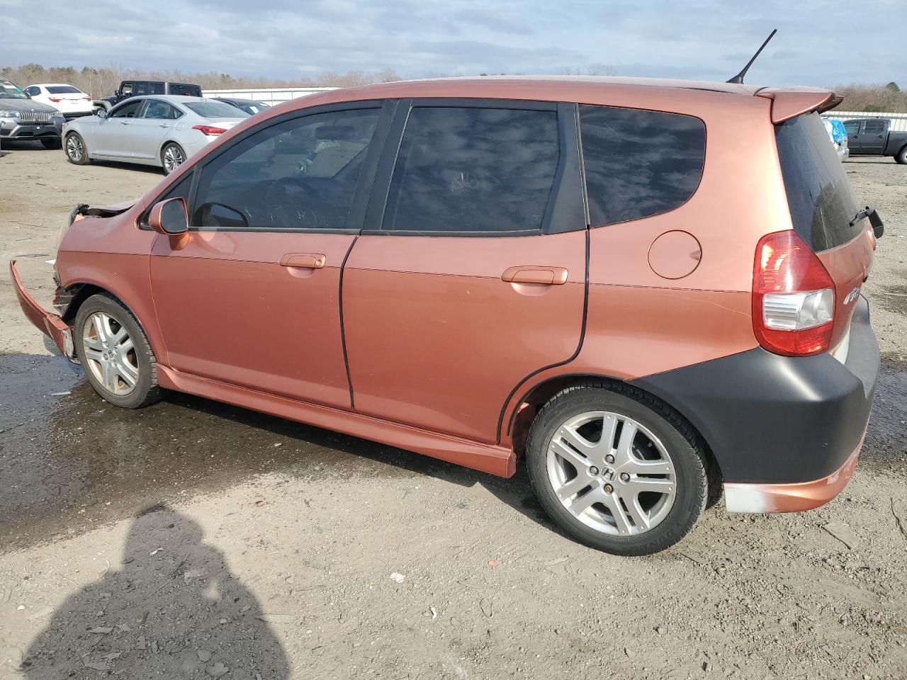2007 Honda Fit VIN JHMGD38637S041765 Copart auction photo, front end damage thumbnail 2