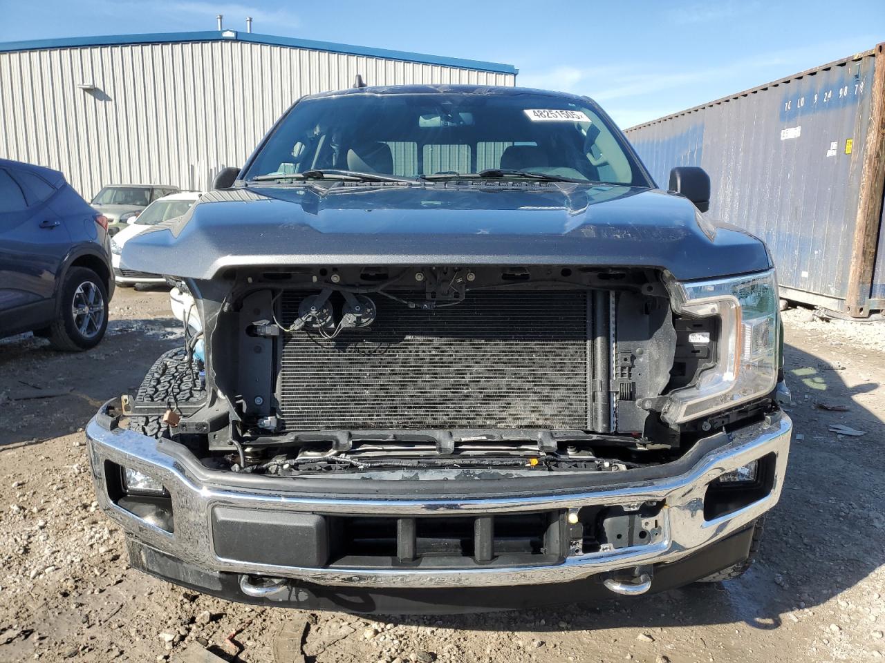 2019 Ford F-150 VIN 1FTEX1EPXKKC28673 Copart auction photo, front end / side damage thumbnail 5