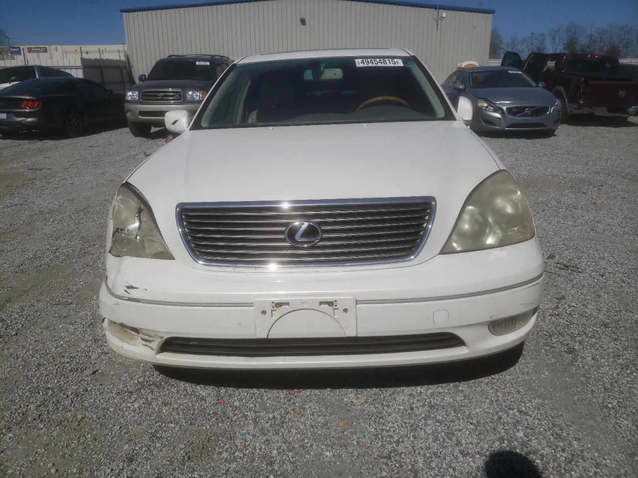 2001 Lexus LS VIN JTHBN30F210010321 Copart auction photo, front end / minor dent/scratches damage thumbnail 5