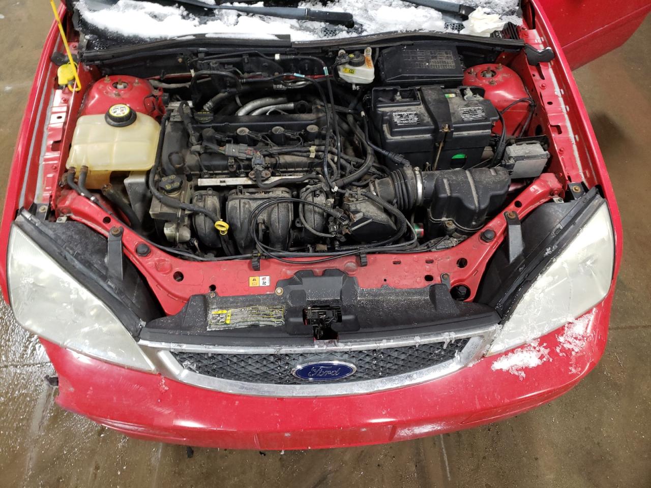 2007 Ford Focus VIN 1FAHP34N67W352311 Copart auction photo, front end damage thumbnail 11
