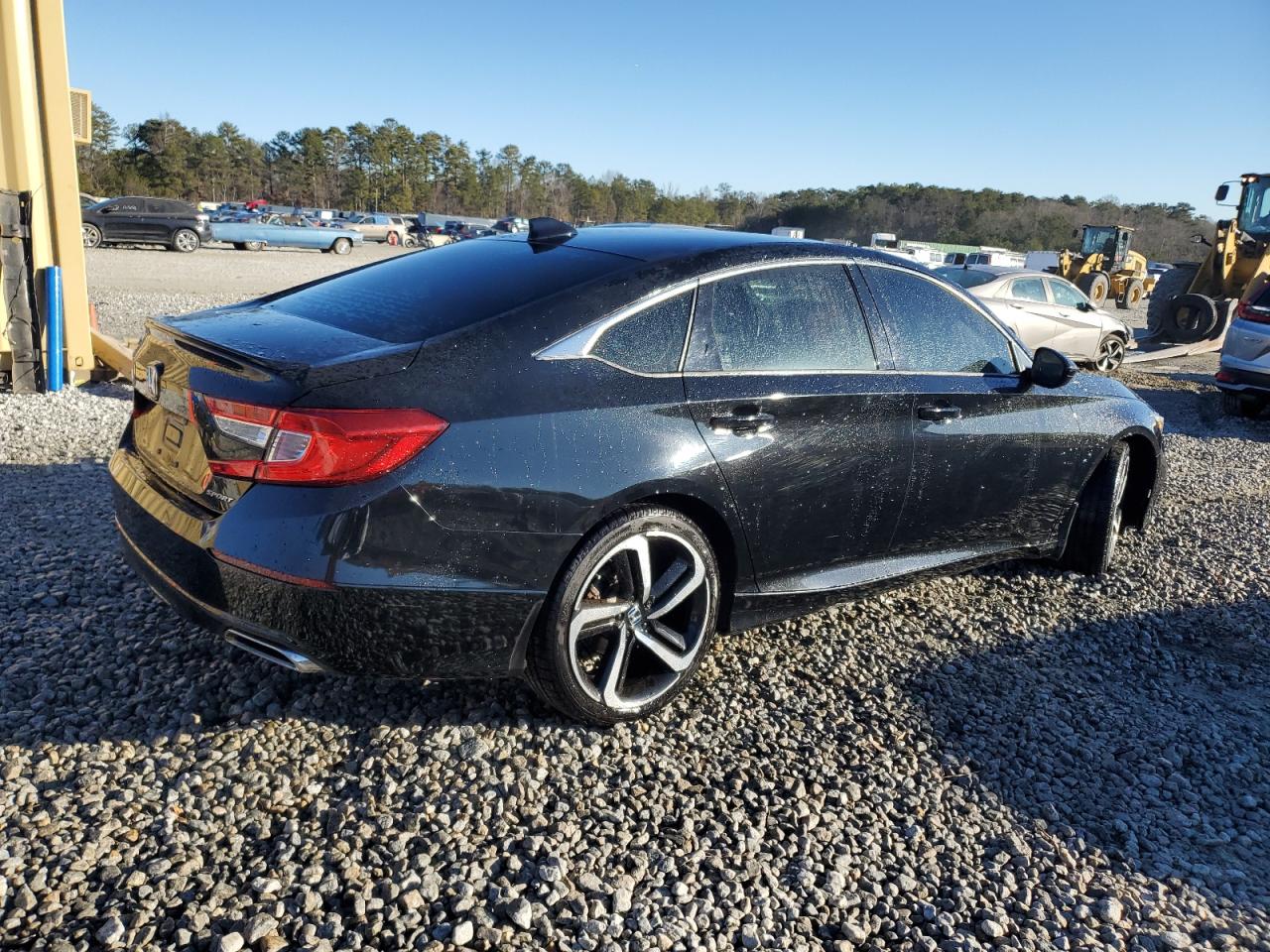2019 Honda Accord VIN 1HGCV1F35KA005361 Copart auction photo, side / rear end damage thumbnail 3