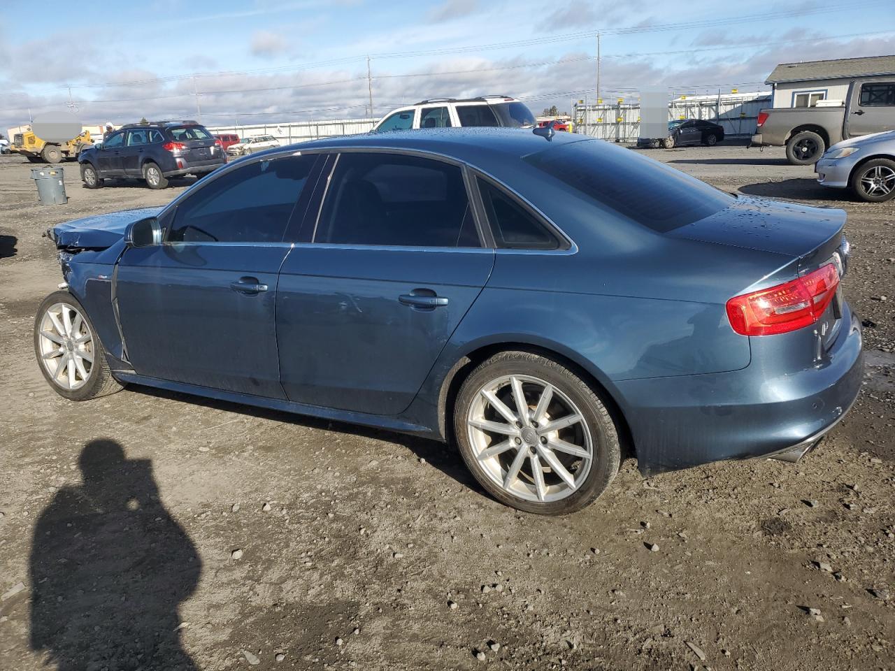 2015 Audi A4 VIN WAUFFAFL2FN022106 Copart auction photo, front end / side damage thumbnail 2