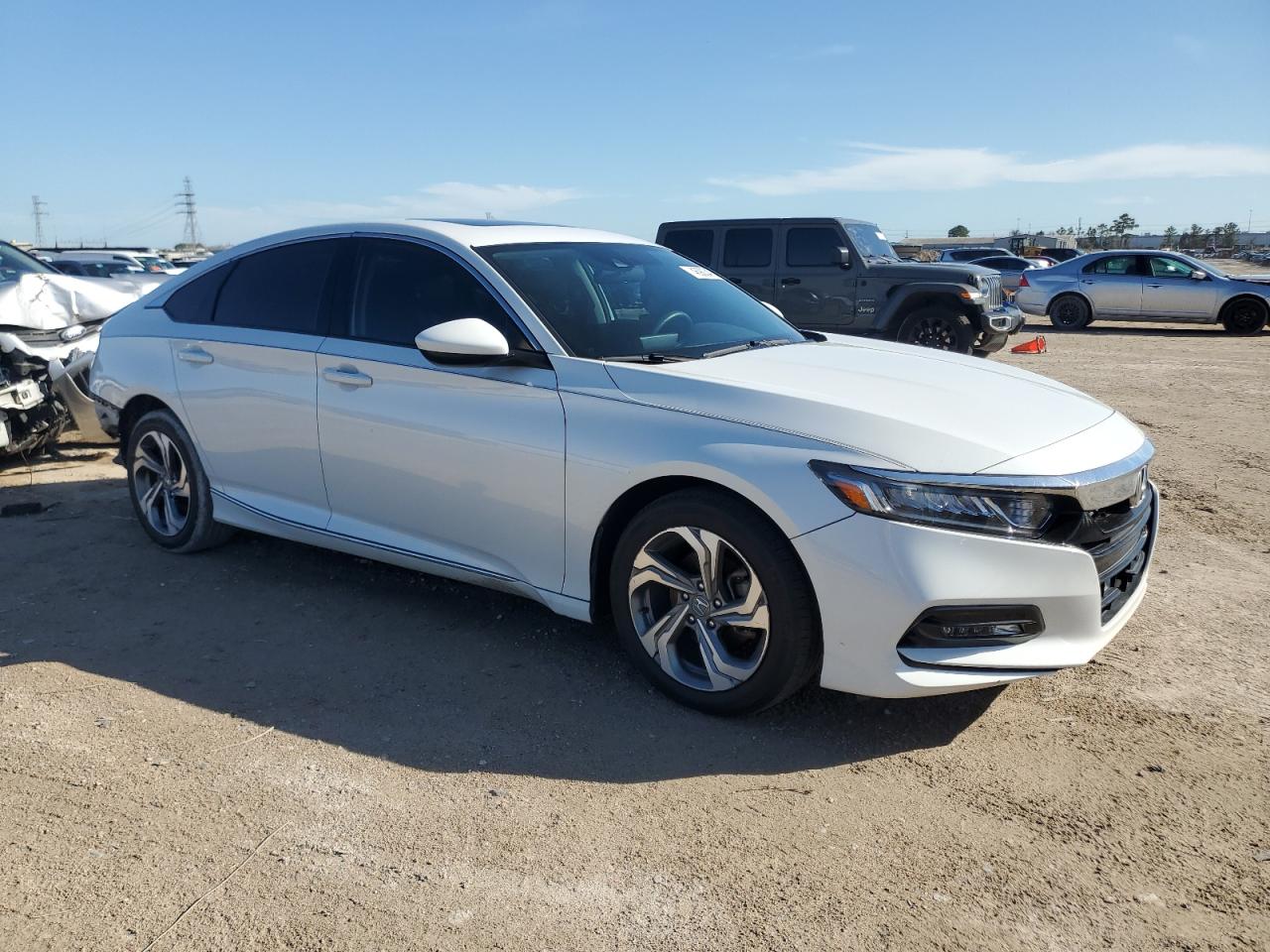 2019 Honda Accord VIN 1HGCV1F48KA037147 Copart auction photo, rear end / minor dent/scratches damage thumbnail 4