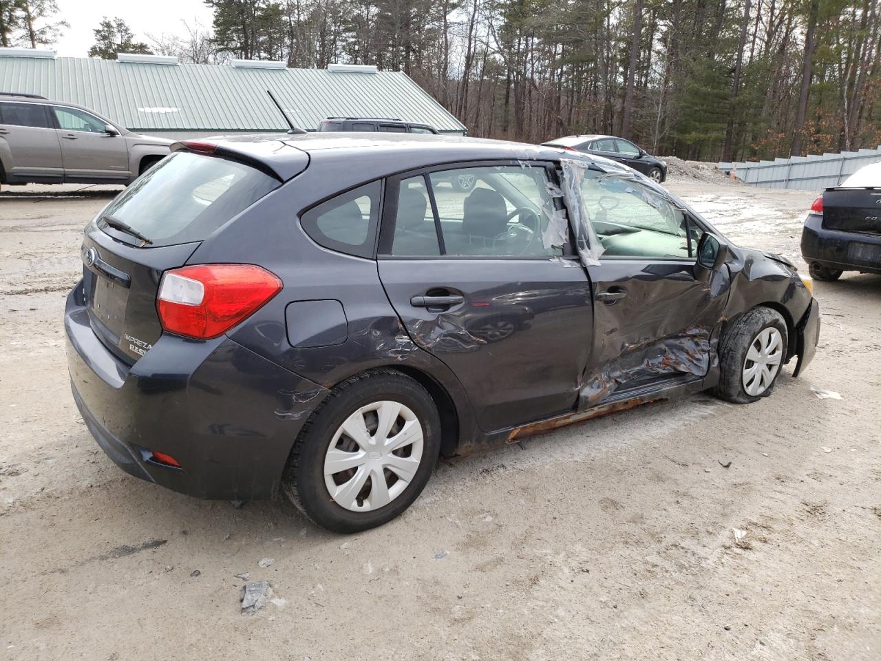 2012 Subaru Impreza VIN JF1GPAA61CG220221 Copart auction photo, side / rear end damage thumbnail 3