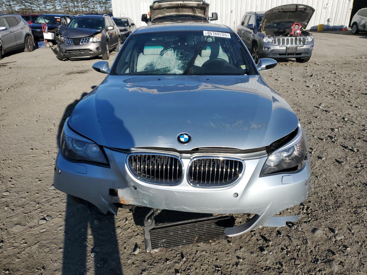 2008 BMW M5 VIN WBSNB93598CX08357 Copart auction photo, all over damage thumbnail 5