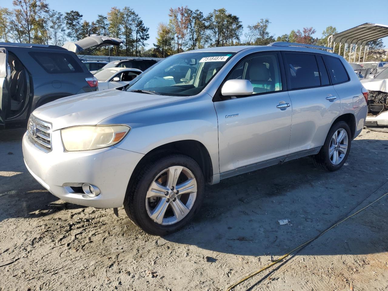 2008 Toyota Highlander VIN JTEDS42A782008052