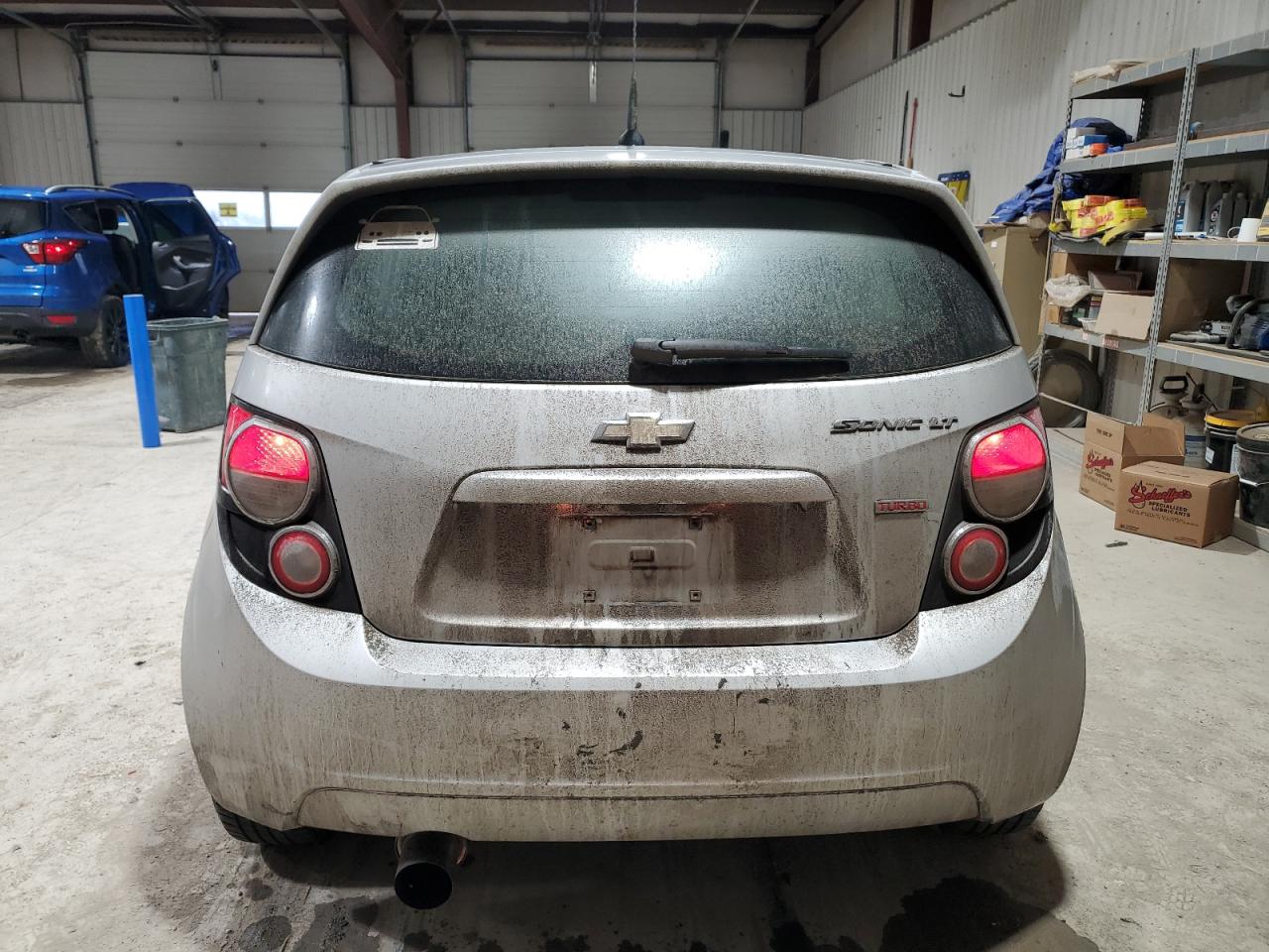 2012 Chevrolet Sonic VIN 1G1JD6SB7C4103500 Copart auction photo, front end / side damage thumbnail 6