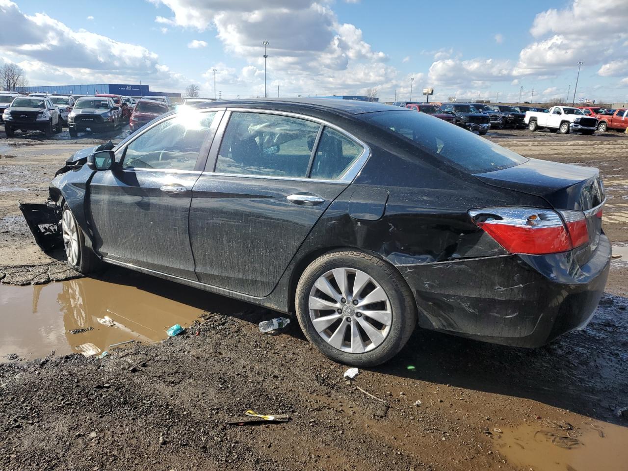 2014 Honda Accord VIN 1HGCR2F7XEA074869 Copart auction photo, front end / rear end damage thumbnail 2