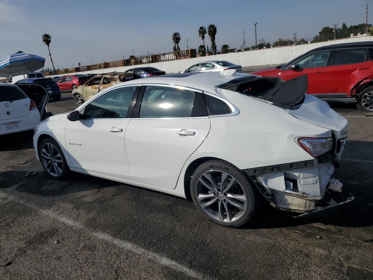 2023 Chevrolet Malibu VIN 1G1ZD5ST0PF135267 Copart auction photo, rear end / minor dent/scratches damage thumbnail 2