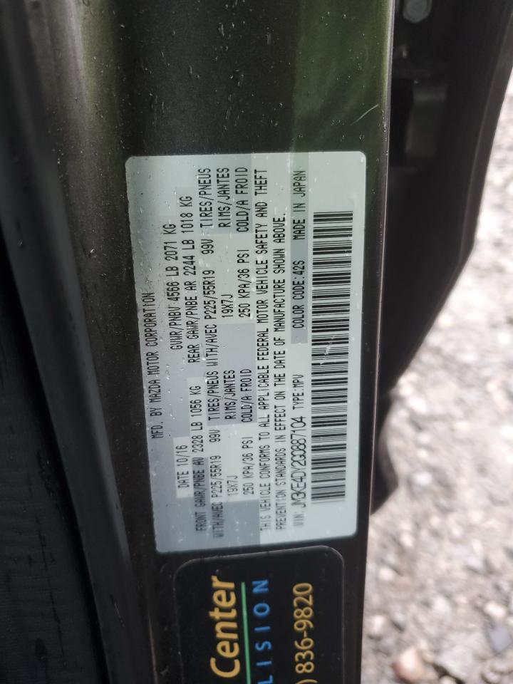 2016 Mazda CX-5 VIN JM3KE4DY2G0887104 Copart auction photo, front end / rear end damage thumbnail 13