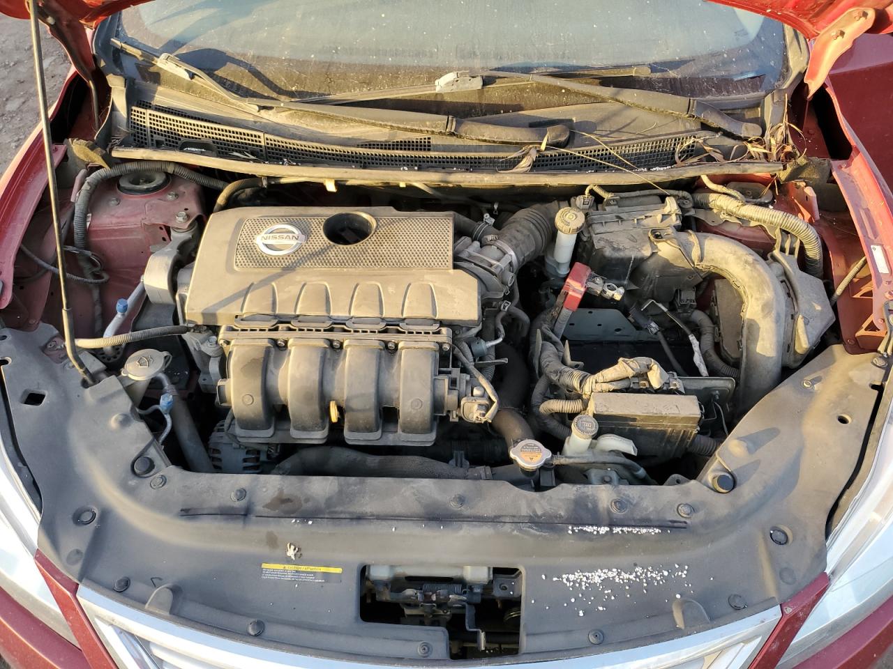 2013 Nissan Sentra VIN 3N1AB7APXDL663607 Copart auction photo, all over damage thumbnail 11