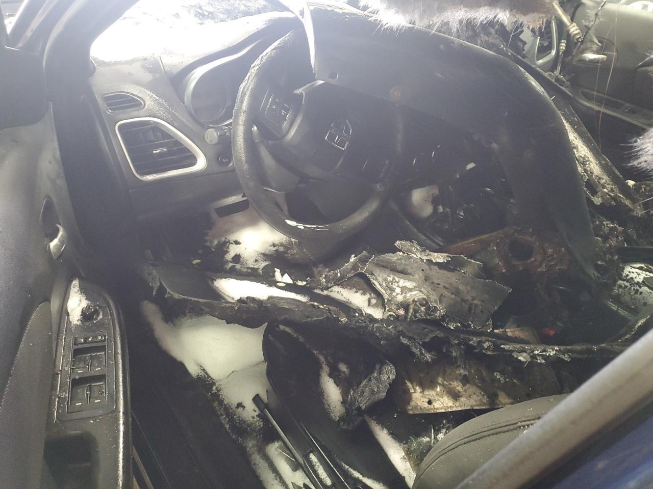 2014 Dodge Avenger VIN 1C3CDZAB7EN143886 Copart auction photo, burn damage thumbnail 8