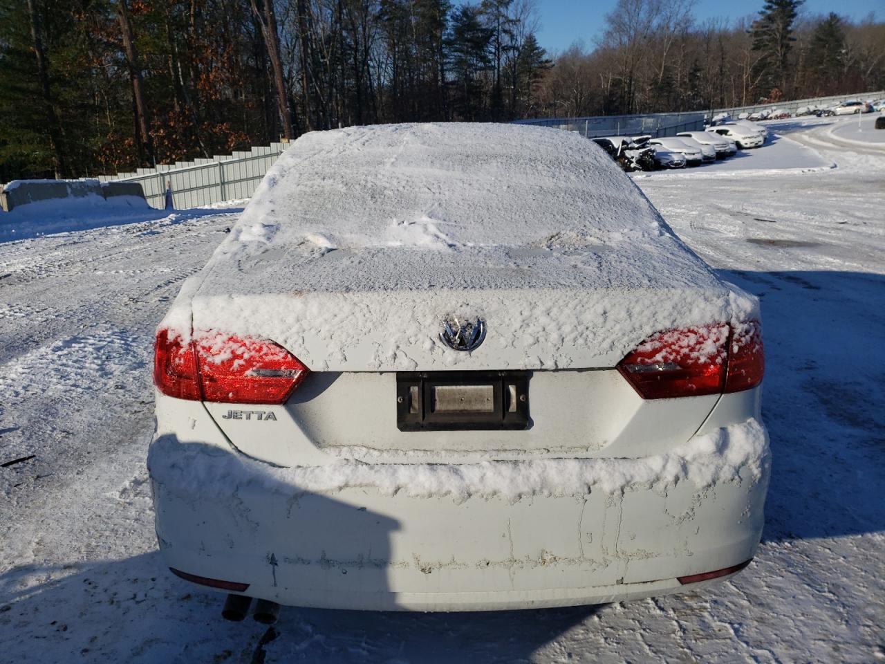 2014 Volkswagen Jetta VIN 3VW2K7AJ1EM311151 Copart auction photo, front end / rear end damage thumbnail 6